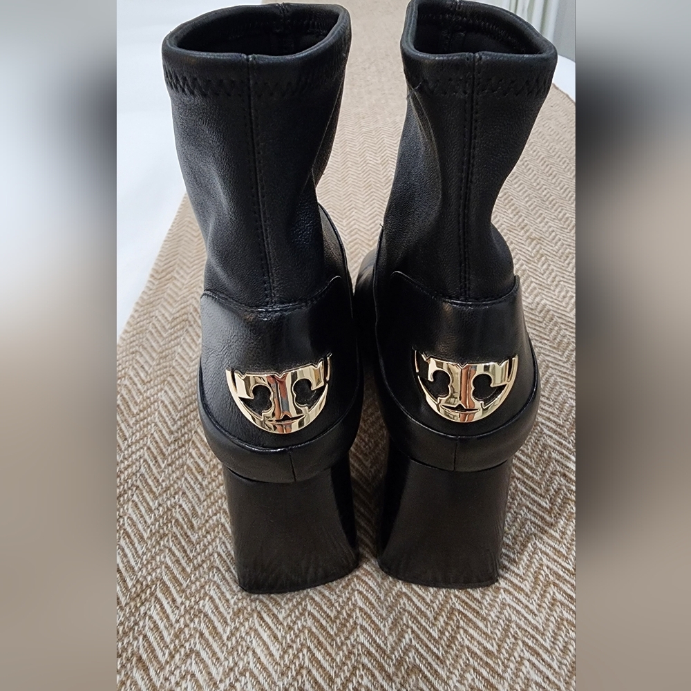 Tory Burch Black Leather Boots